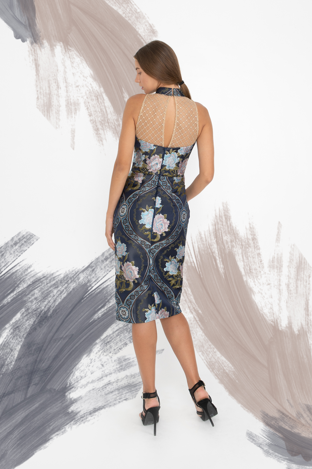 MINELLI CHEONGSAM DRESS