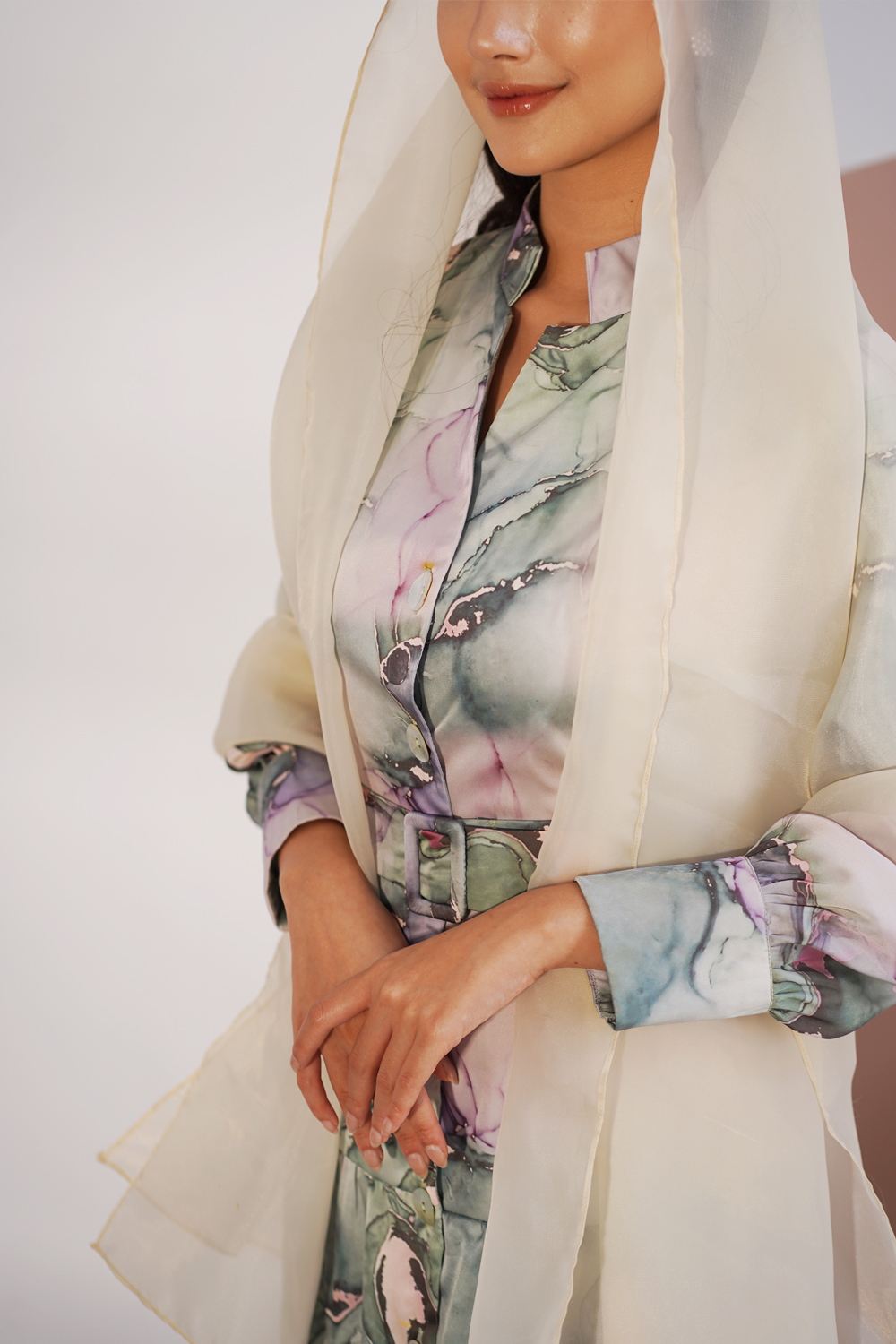 ORGANZA SHAWL
