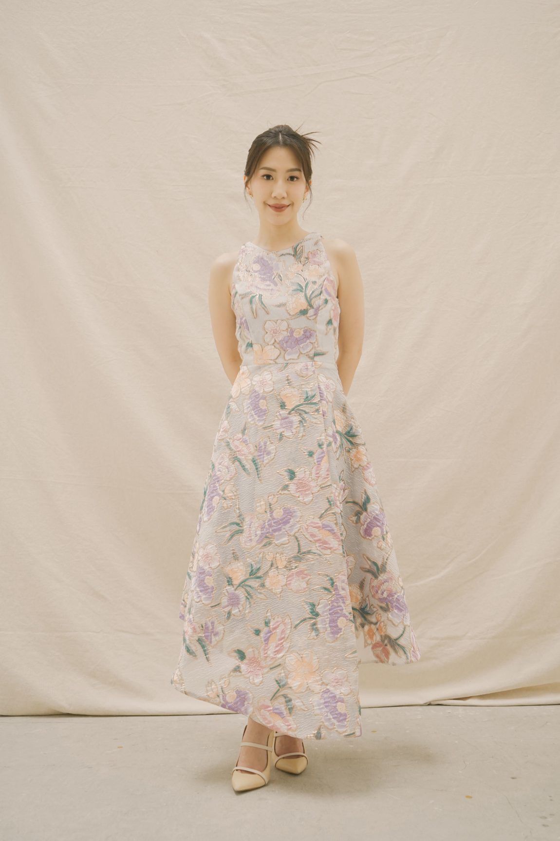 LADY FLORAL DRESS