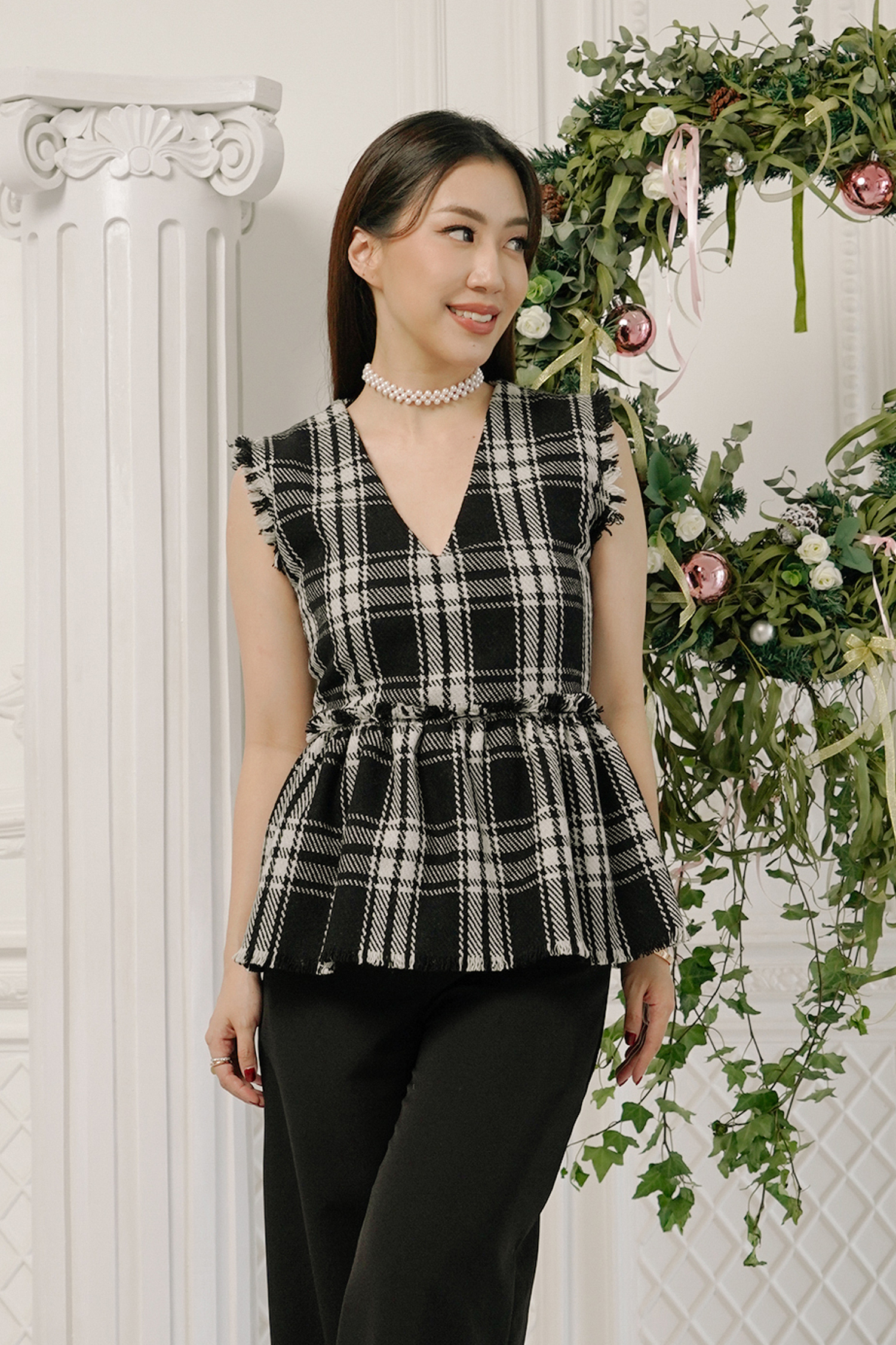 MELODY PEPLUM TOP