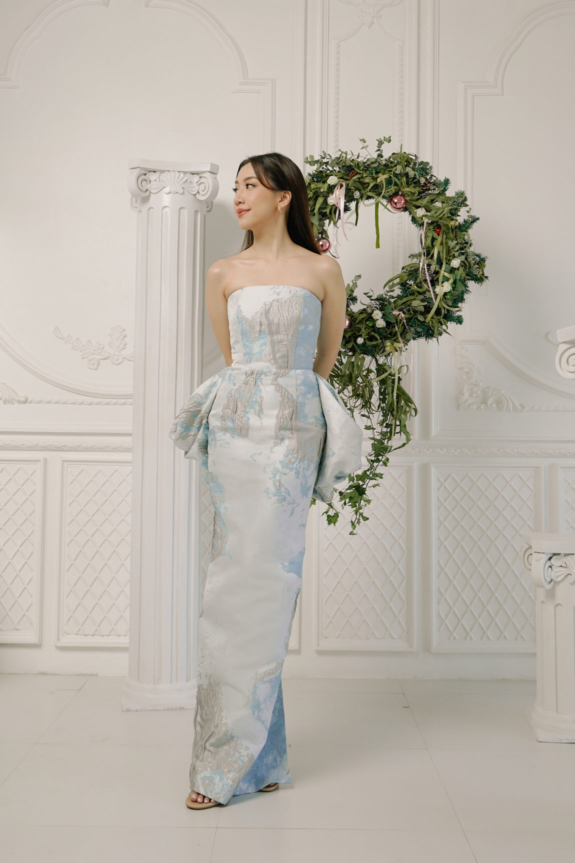 RORY BOW LONG GOWN