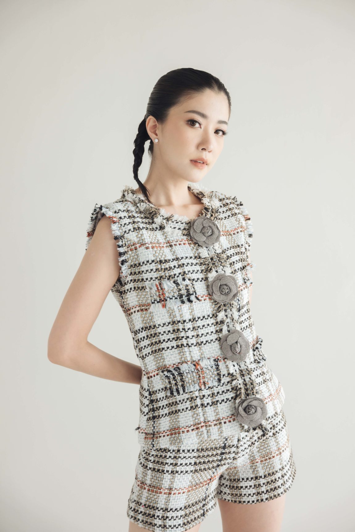 ALLEPO TWEED TOP