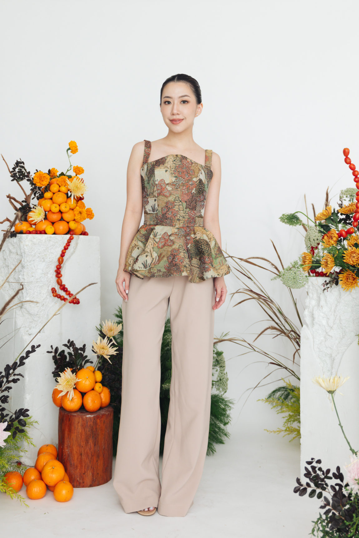 JOLLA PEPLUM TOP