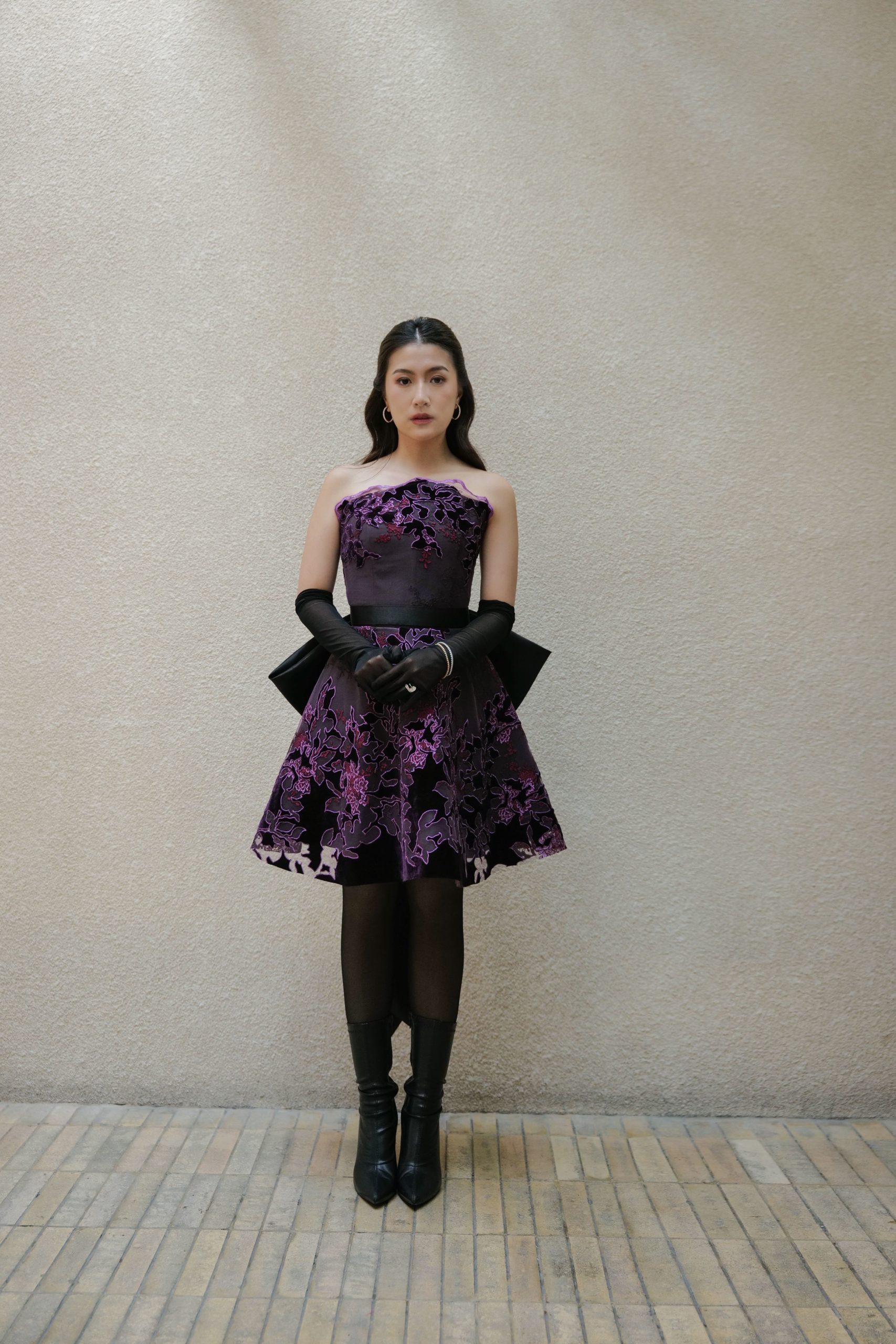 ワンピース ETRE TOKYO Nylon Washer Bear Dress black VIORA DRESS - Poise24